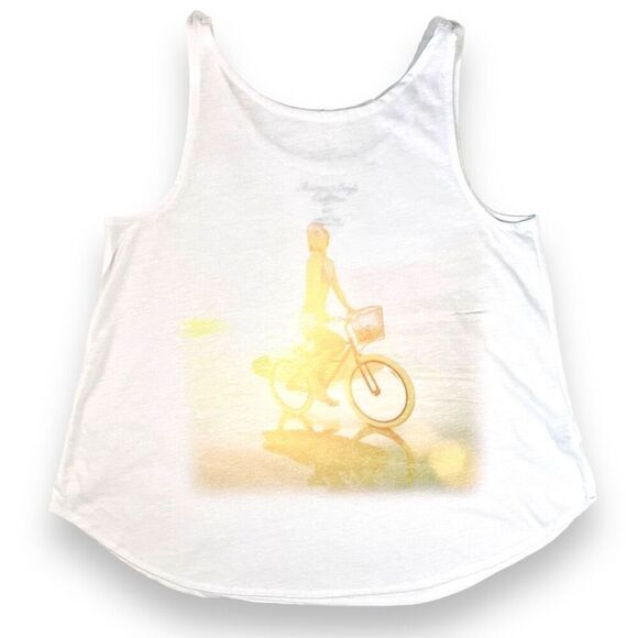 American Eagle Outfitters Cycling Woman Graphic Tank Sz S - Picture 2 of 11